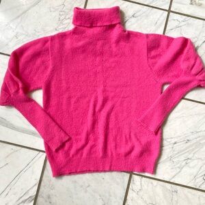 One Grey Day Sweater Women’s Medium Pink Turtleneck Revolve